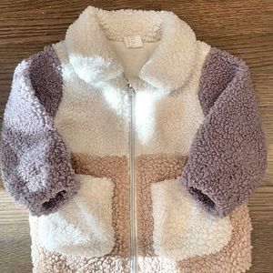 Baby Girl H&M fleece zip jacket.  6-9mos.